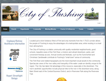 Tablet Screenshot of flushingcity.com